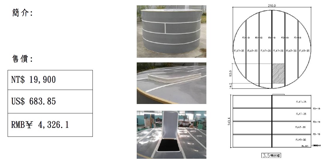 [品屋] 3.5噸水塔, 3.5 Ton water tower